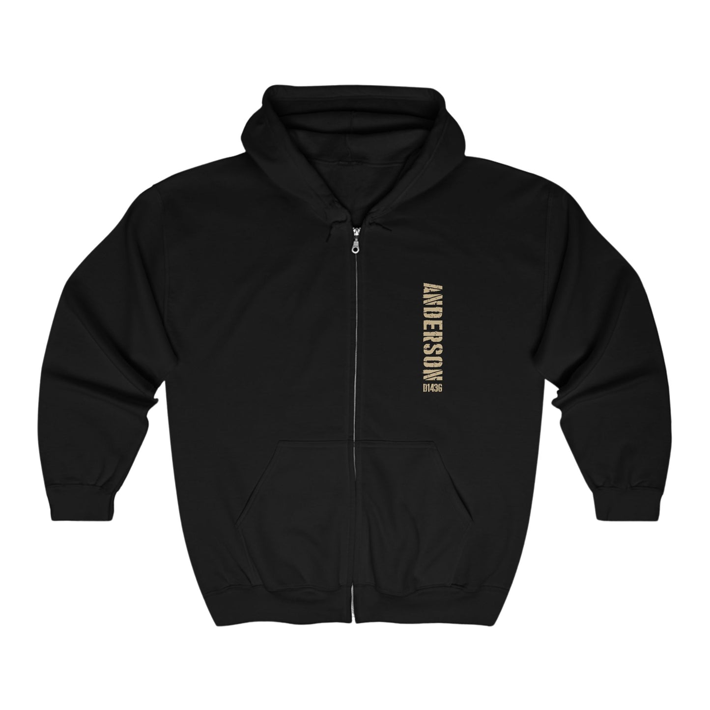 RIP Anderson Men's (Unisex) ZipUp Hoodie