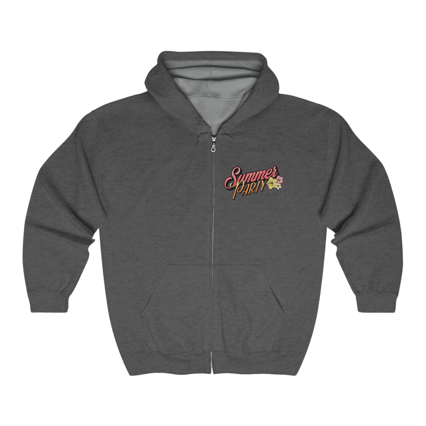 Summer Party Men's (Unisex) ZipUp Hoodie