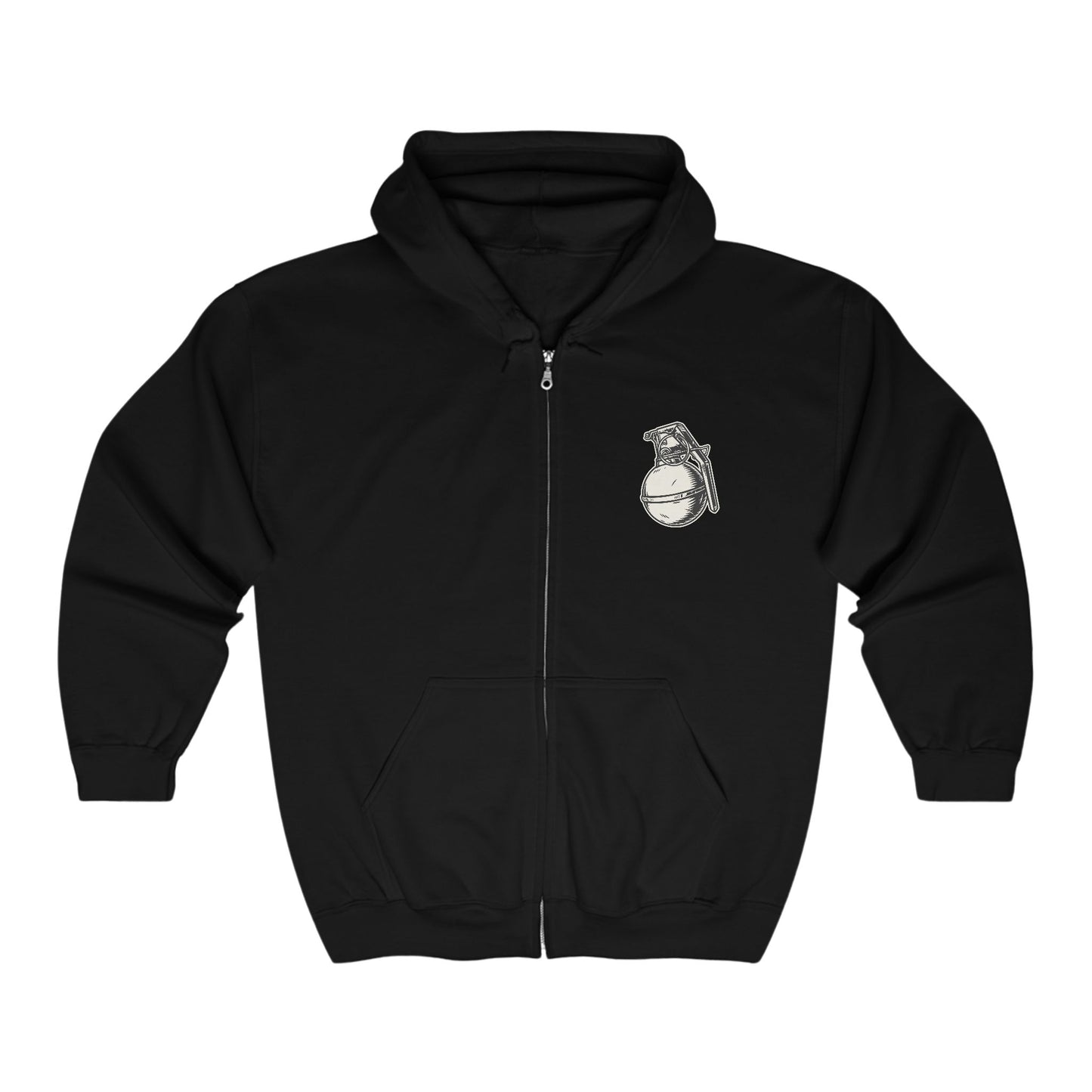 Grenade Men's (Unisex) ZipUp Hoodie