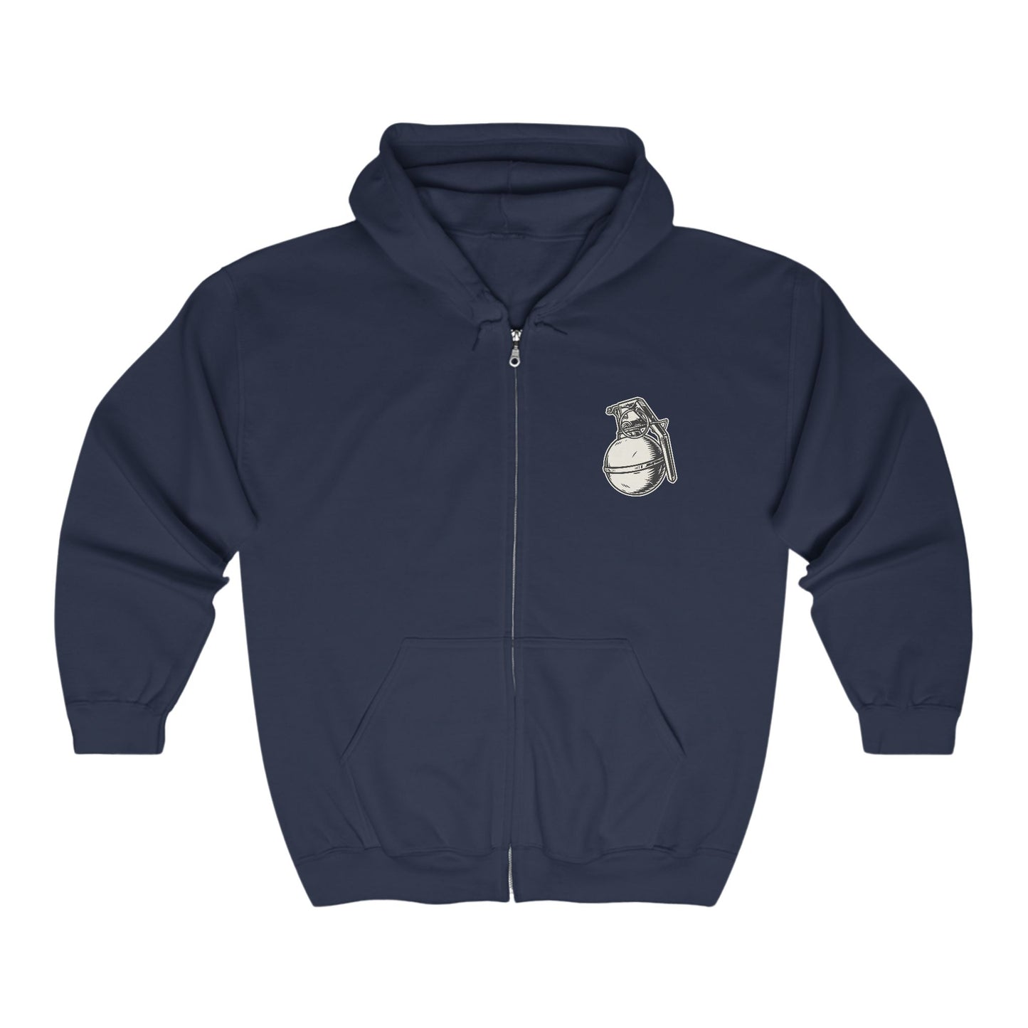 Grenade Men's (Unisex) ZipUp Hoodie