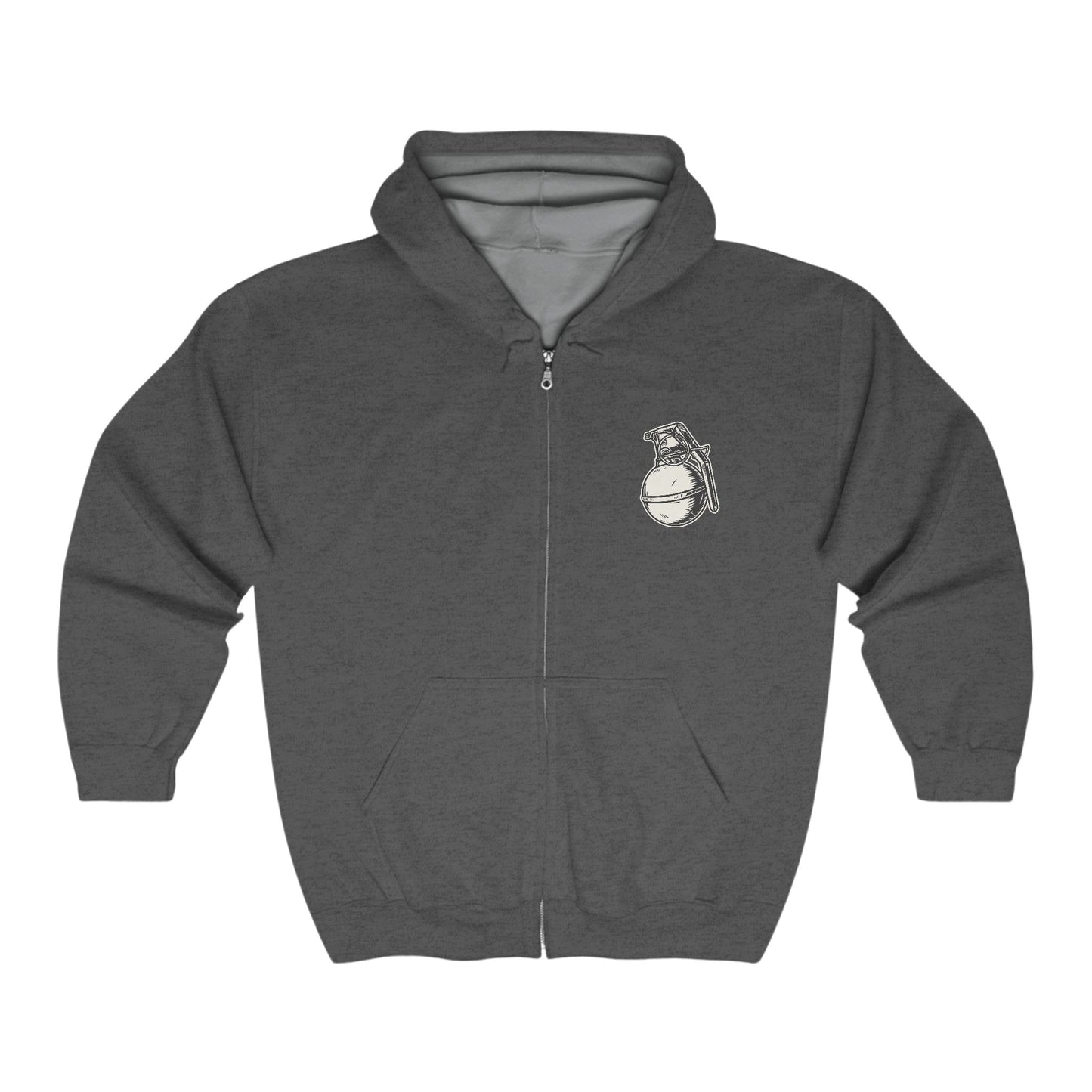 Grenade Men's (Unisex) ZipUp Hoodie