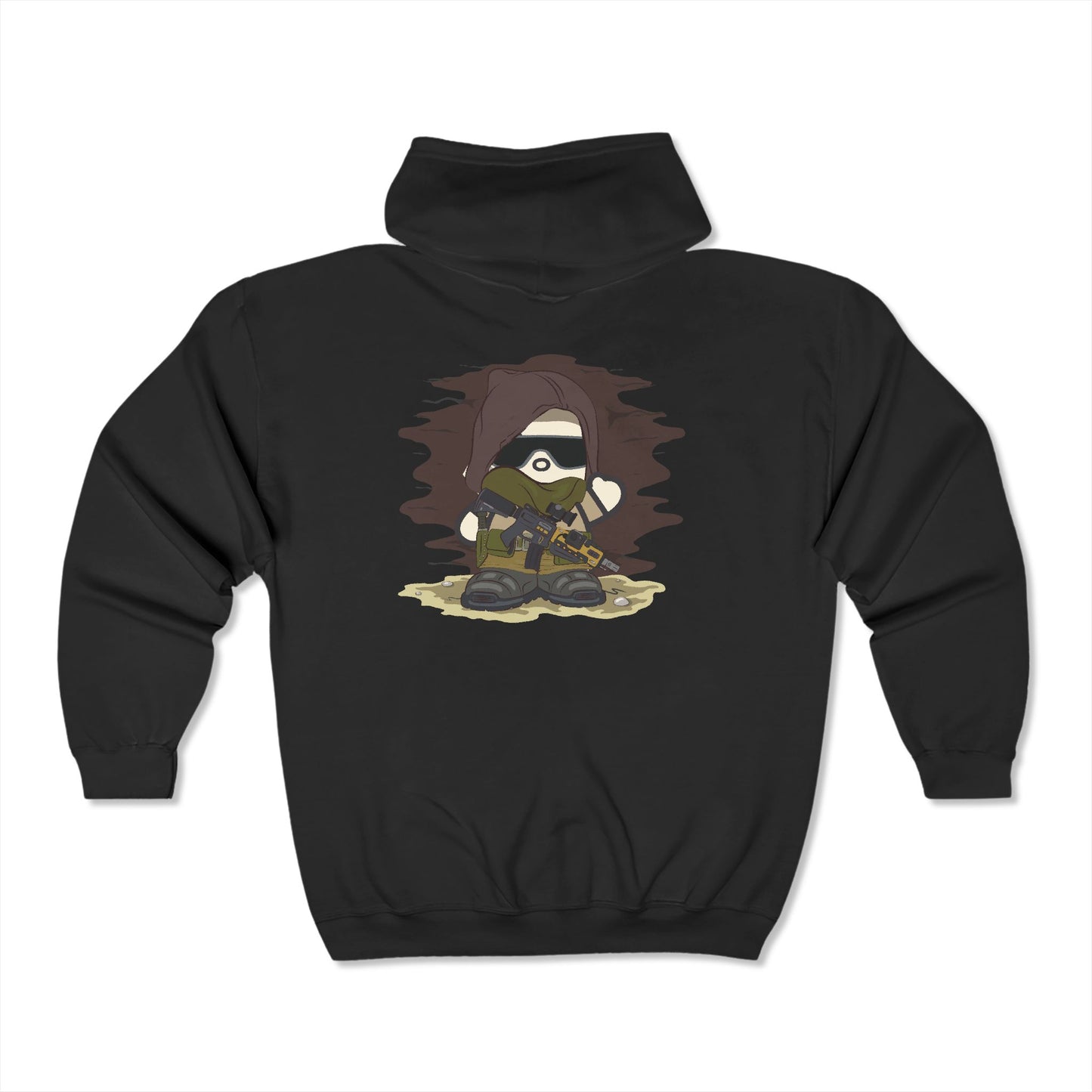 Lil Dude Men's (Unisex) ZipUp Hoodie