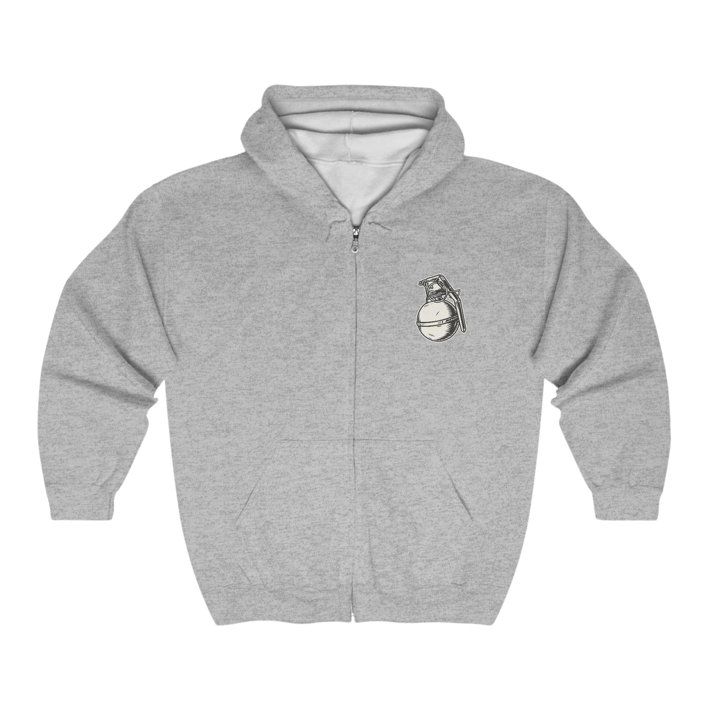 Grenade Men's (Unisex) ZipUp Hoodie