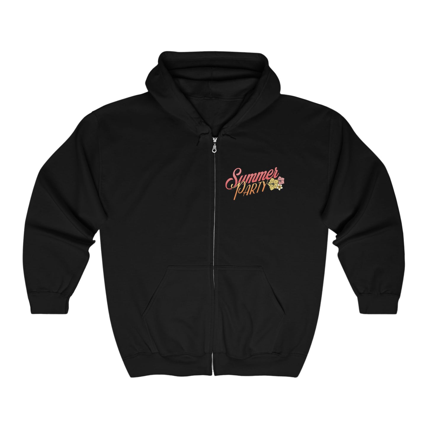 Summer Party Men's (Unisex) ZipUp Hoodie