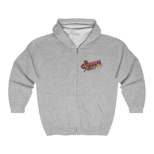 Summer Party Men's (Unisex) ZipUp Hoodie