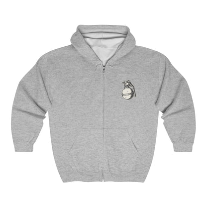 Grenade Men's (Unisex) ZipUp Hoodie