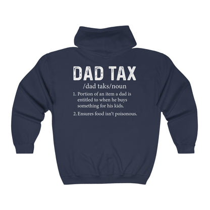 Dad Tax Men's ZipUp Hoodie